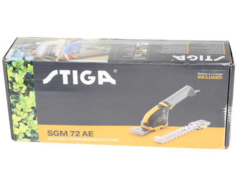 Stiga SGM 72 AE - Forbice tagliaerba a batteria integrata - 7.2V 2.5Ah