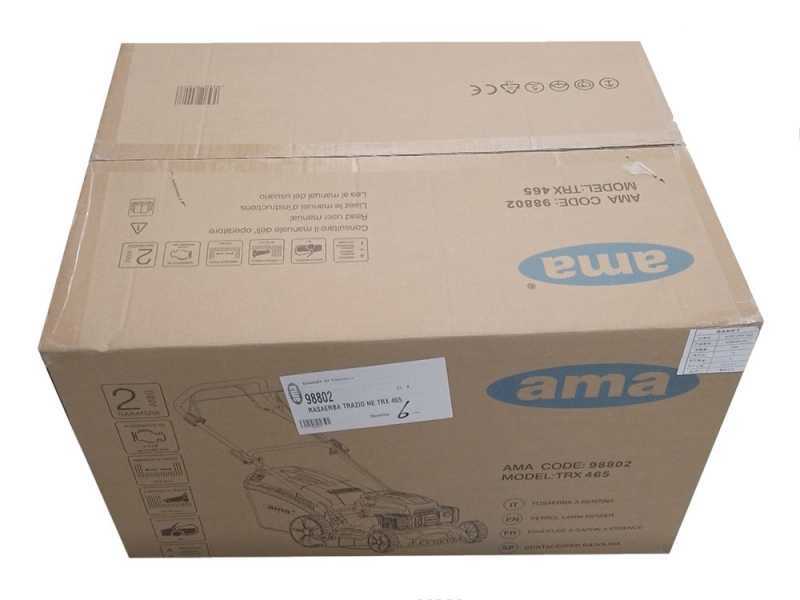Ama TRX 465 - Rasaerba a scoppio semovente - 4in1