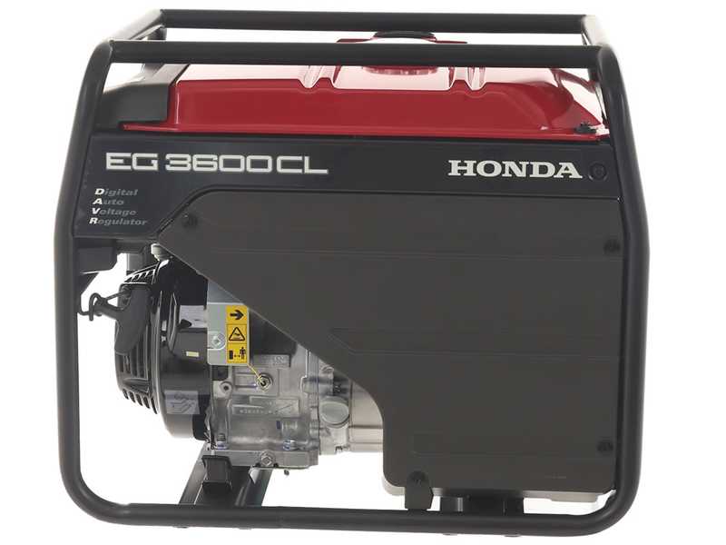 Honda EG 3600 CL - Generatore di corrente a benzina con AVR 3.6 kW - Continua 3.2 kw Monofase