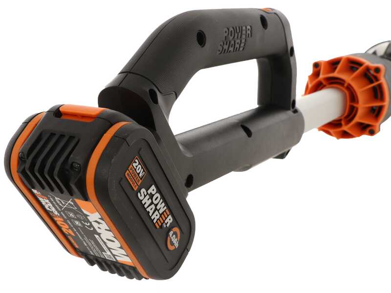 Worx Hyper WG543E - Soffiatore a batteria 20V 4Ah + in omaggio batteria 20V 4Ah