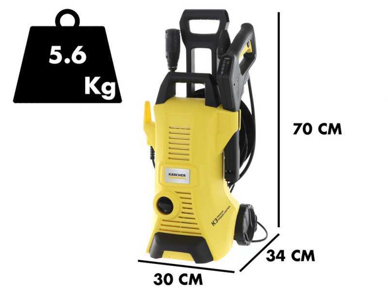 Karcher K3 Premium Power Control Home - Idropulitrice a freddo - 120 bar - 380 Lt/h di portata