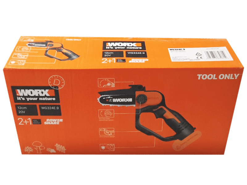 Worx WG324E - Potatore manuale a batteria 20V 2Ah
