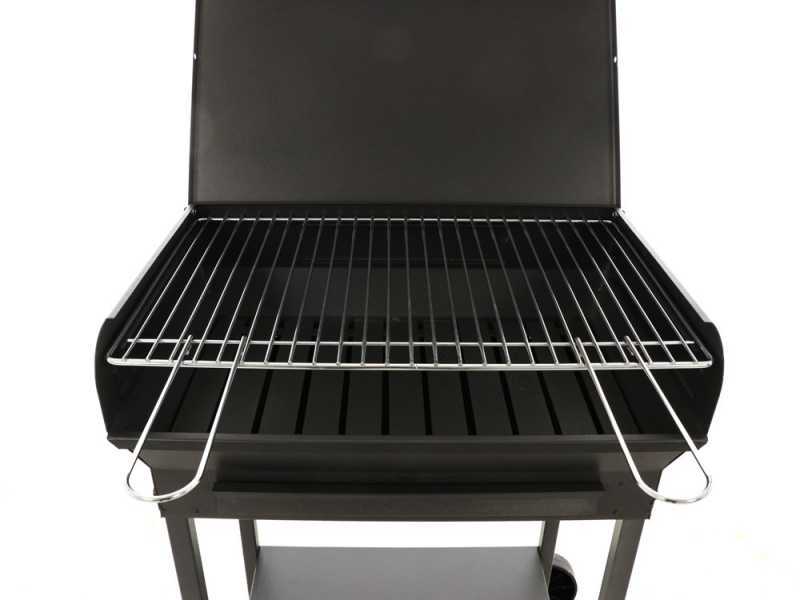 Seven Italy Vulcano ECO Small - Barbecue in ferro artigianale a carbone - 47,5x37cm
