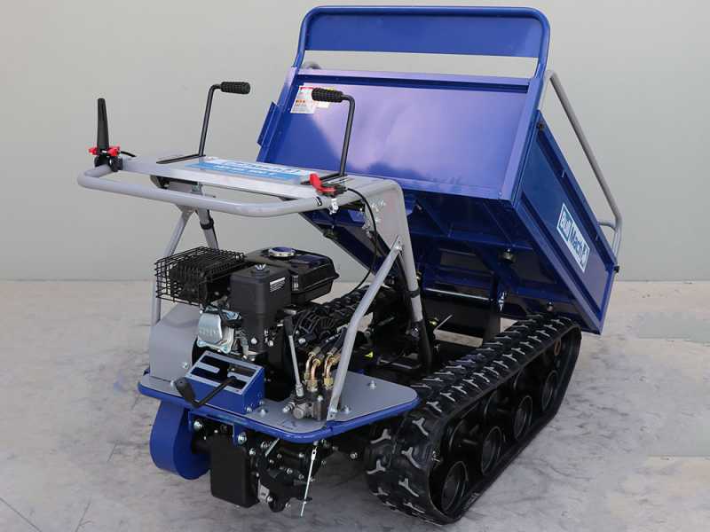 BullMach Helios 500 E - Motocarriola cingolata cassone estensibile 500Kg