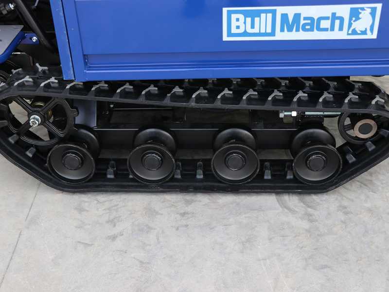 BullMach Helios 500 E - Motocarriola cingolata cassone estensibile 500Kg