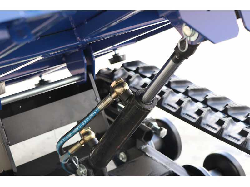 Motocarriola cingolata BullMach Helios 500 E - Cassone estensibile idraulico 500Kg