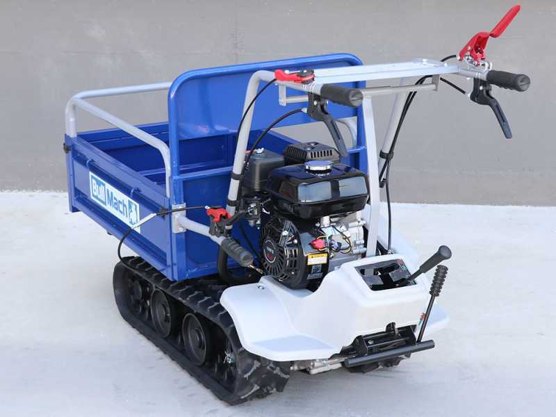 BullMach Helios 320 E - Motocarriola cingolata cassone estensibile 320Kg