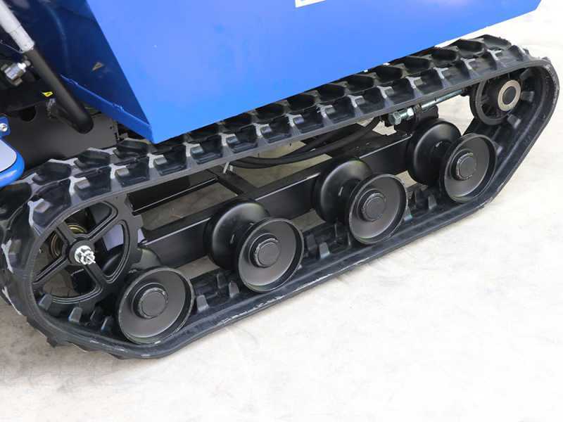 BullMach Helios 500 D - Motocarriola cingolata dumper idraulico 500Kg
