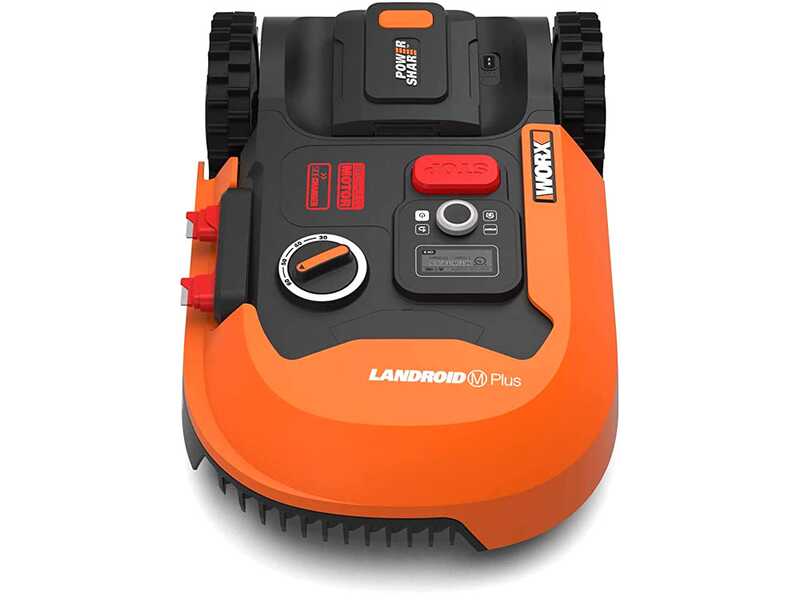 Worx Landroid WR165E - Robot rasaerba con perimetro - Batteria 20V e 2Ah - M500 2.0