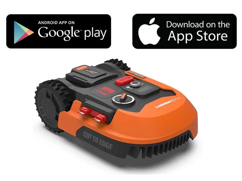 Worx Landroid WR165E - Robot rasaerba con perimetro - Batteria 20V e 2Ah - M500 2.0