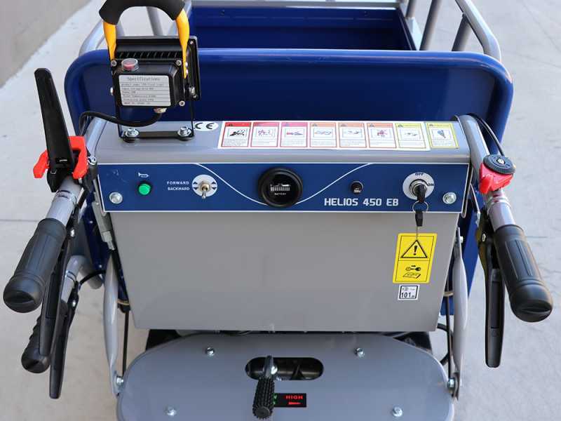 BullMach Helios 450 EB - Carriola elettrica estensibile a batteria 60V 20Ah