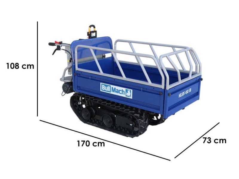 BullMach Helios 450 EB - Carriola elettrica estensibile a batteria 60V 20Ah