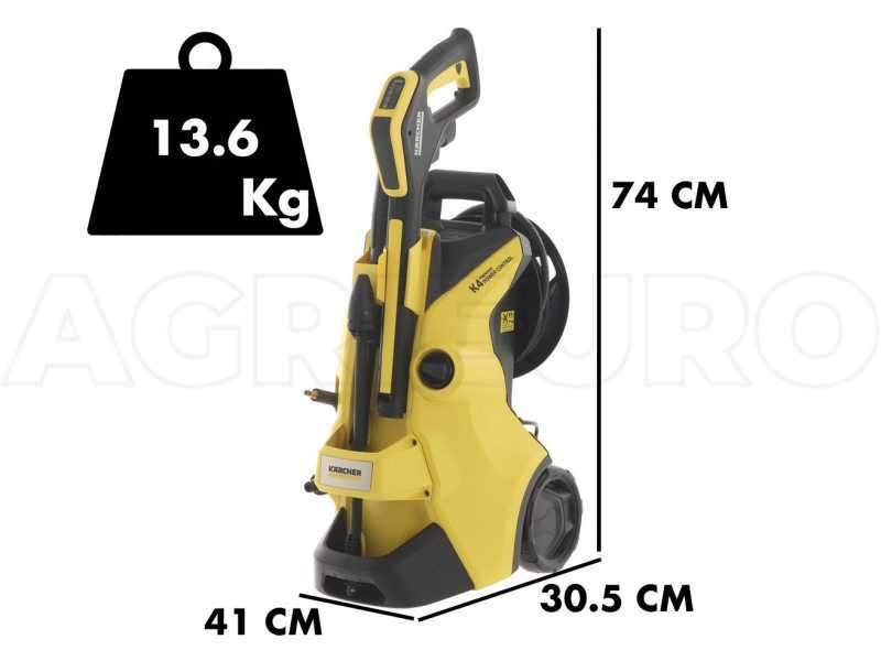 Karcher K4 Premium Power Control - Idropulitrice e doppia lancia inclusa - 420 lt/h - 130 bar