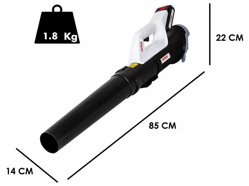 Ikra ICB 20 - Soffiatore a batteria 20V 2Ah