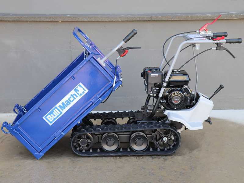 BullMach Helios 320 F - Motocarriola cingolata cassone ribaltabile 320Kg