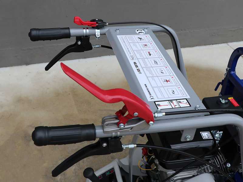 BullMach Helios 320 F - Motocarriola cingolata cassone ribaltabile 320Kg