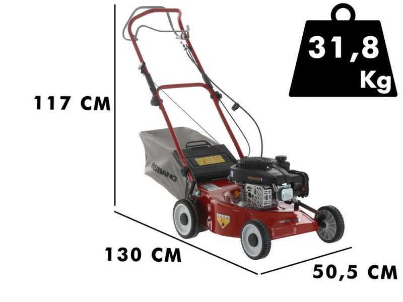 Weibang WB455SCOP - Tagliaerba a scoppio trazionato - 2in1 - Motore da 139cc