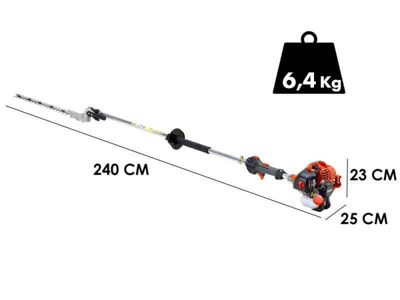 Echo HCA-236ESLW - Tagliasiepi a scoppio su asta di prolunga - Lama da 52 cm