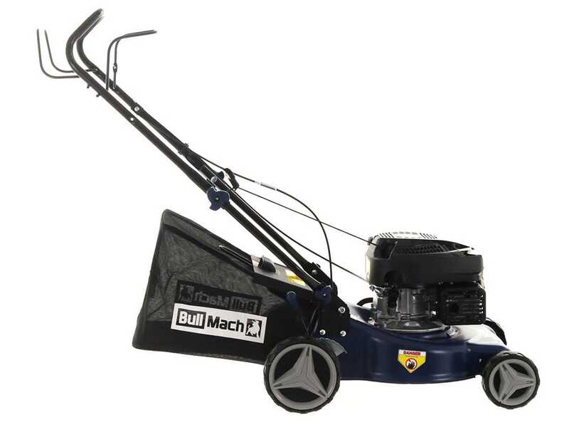 BullMach PARIS - 40 IS - Tagliaerba a scoppio trazionato - Motore da 4HP - Taglio 40cm