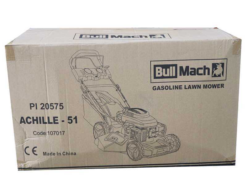 Rasaerba trazionato a scoppio BullMach ACHILLE 51 MY22 - 4 in 1 -  Motore a scoppio da 224cc