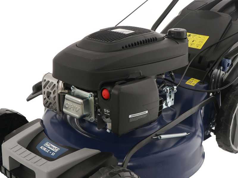Rasaerba trazionato a scoppio BullMach ACHILLE 51 MY22 - 4 in 1 -  Motore a scoppio da 224cc