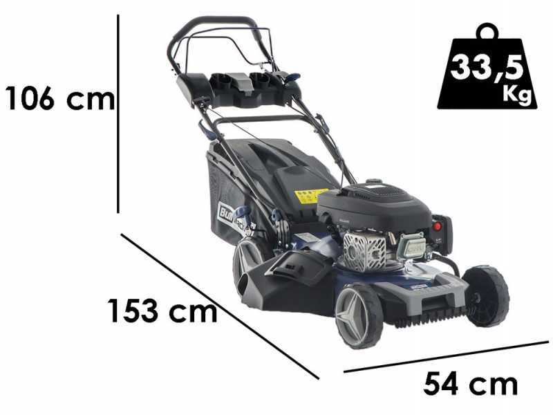 Rasaerba trazionato a scoppio BullMach ACHILLE 51 MY22 - 4 in 1 -  Motore a scoppio da 224cc
