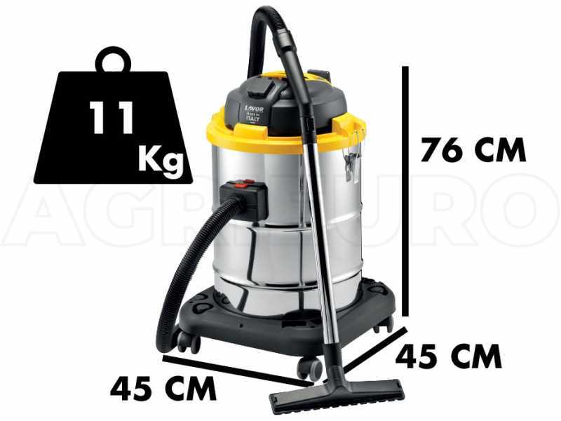 Lavor WTP 50 XE - Aspirapolvere aspiraliquidi - con bidone 50 lt, 1600 W