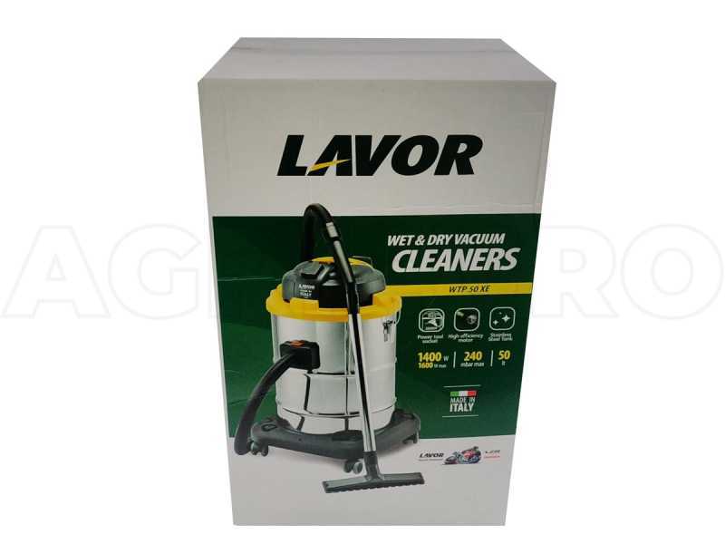 Lavor WTP 50 XE - Aspirapolvere aspiraliquidi - con bidone 50 lt, 1600 W