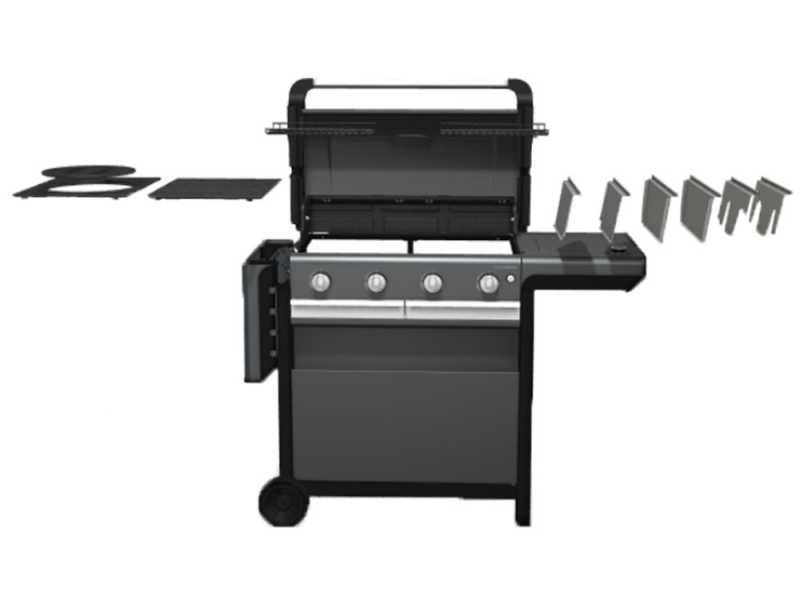 Campingaz 4 Series Select S - Barbecue a gas - superficie cottura 3312 cm&sup2;.