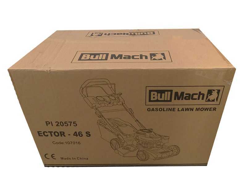 BullMach ECTOR 46 S - Tagliaerba a scoppio trazionato - 4 in 1 - Motore da 170cc