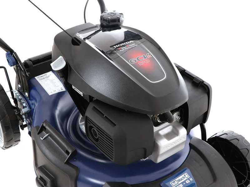 BullMach ECTOR 46 H - Tagliaerba a scoppio trazionato - 4 in 1 -  Motore Honda GCVx170