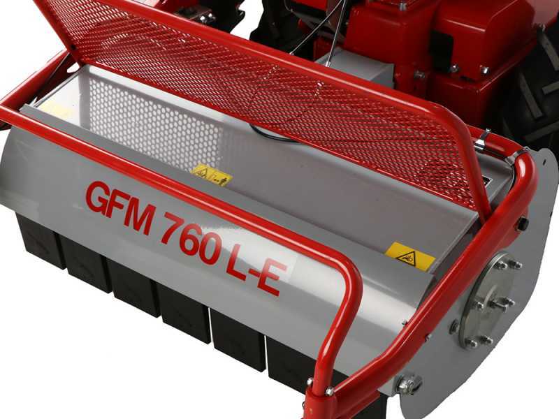 GeoTech-Pro GFM 760 L-E - Trinciaerba professionale a martelli - Loncin G420FD