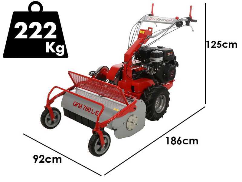 GeoTech-Pro GFM 760 L-E - Trinciaerba professionale a martelli - Loncin G420FD