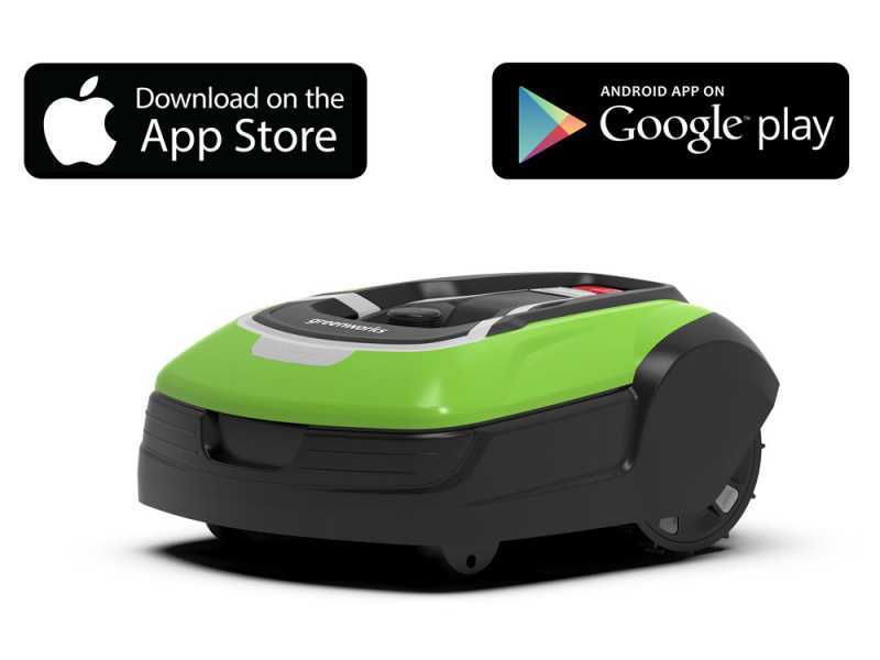 Greenworks OPTIMOW 15 GRL115 - Robot rasaerba - con cavo perimetrale