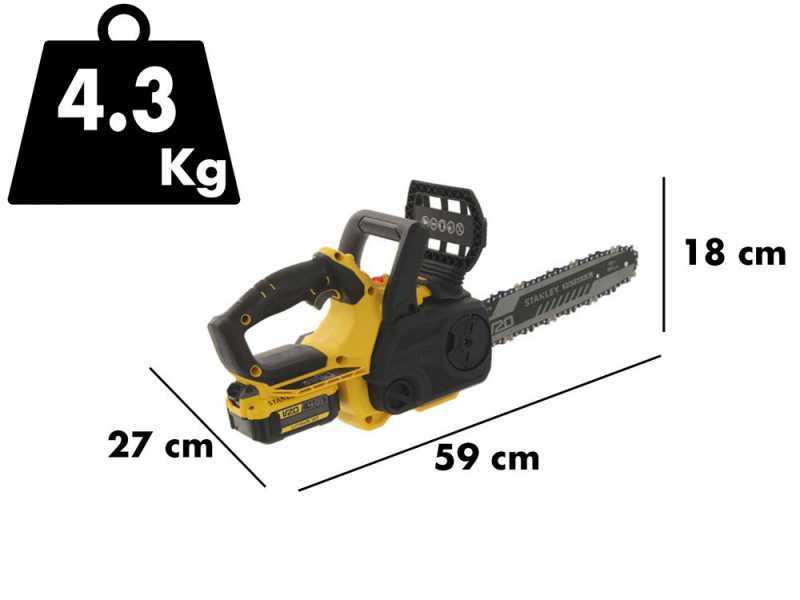 Stanley Fatmax V20 - Elettrosega a batteria 18V 4Ah - Lama da 30cm