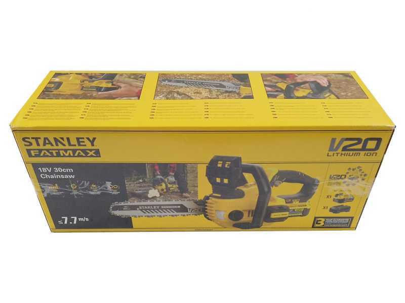 Stanley Fatmax V20 - Elettrosega a batteria 18V 4Ah - Lama da 30cm