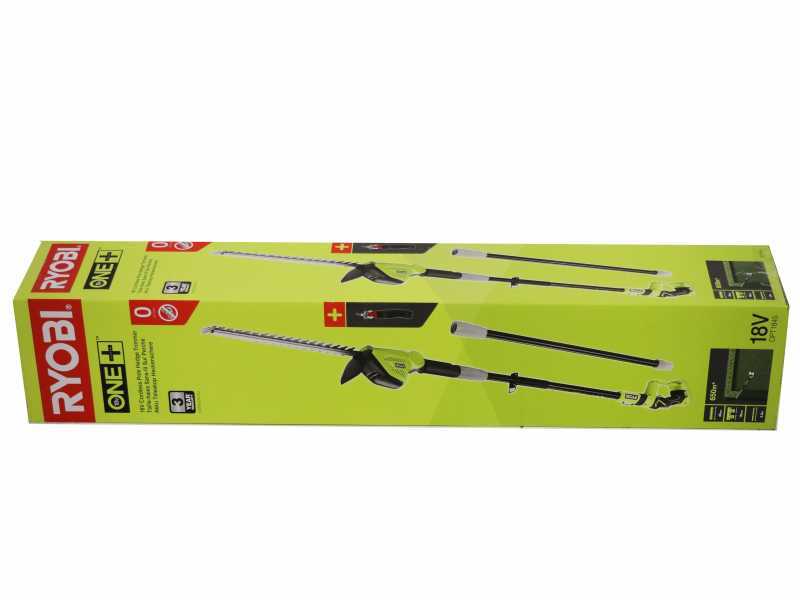 Ryobi OPT1845 - Tagliasiepi telescopico orientabile a batteria 18V - lama da 45cm - SENZA BATTERIE E CARICABATTERIE