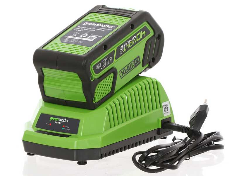 Greenworks GD40LM46HPK4 - Tagliaerba a batteria - 40V/4Ah - Taglio 46 cm