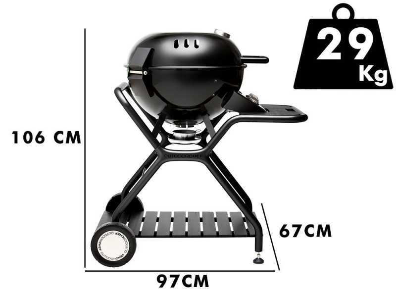 Outdoorchef Ascona 570 G All black - Barbecue a gas