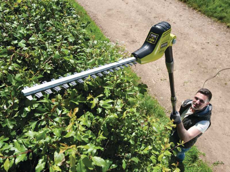 Ryobi RPT4545E - Tagliasiepi elettrico su asta di prolunga telescopica - Lama da 45 cm