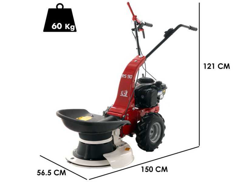 Eurosystems RS90 - Motofalciatrice multifunzione rotativa - B&amp;S 575EX