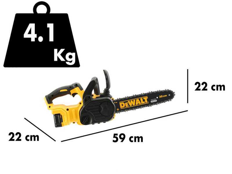 Elettrosega a batteria DeWalt DCM565N-XJ - SENZA BATTERIE E CARICABATTERIE