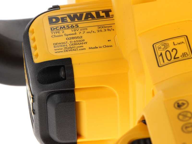 Dewalt DCM565P1-QW - Elettrosega a batteria 18V 5Ah - Lama da 30cm