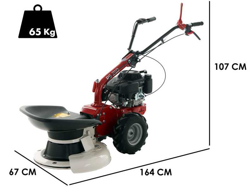 Eurosystems RS210 - Motofalciatrice multifunzione rotativa - Loncin 196 OHV