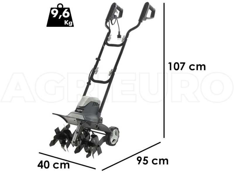 BlackStone TE-400 - Motozappa elettrica - 1200 W - 6 file di zappe