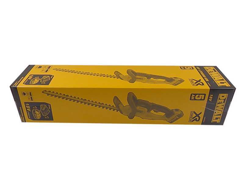 DeWalt DCMHT563P1-QW - Tagliasiepi elettrico a batteria 18V/5Ah - Lama da 55 cm 