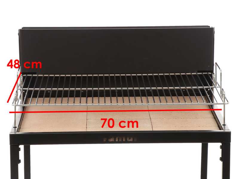 Famur BK7 Light - Barbecue a legna e carbone in Offerta