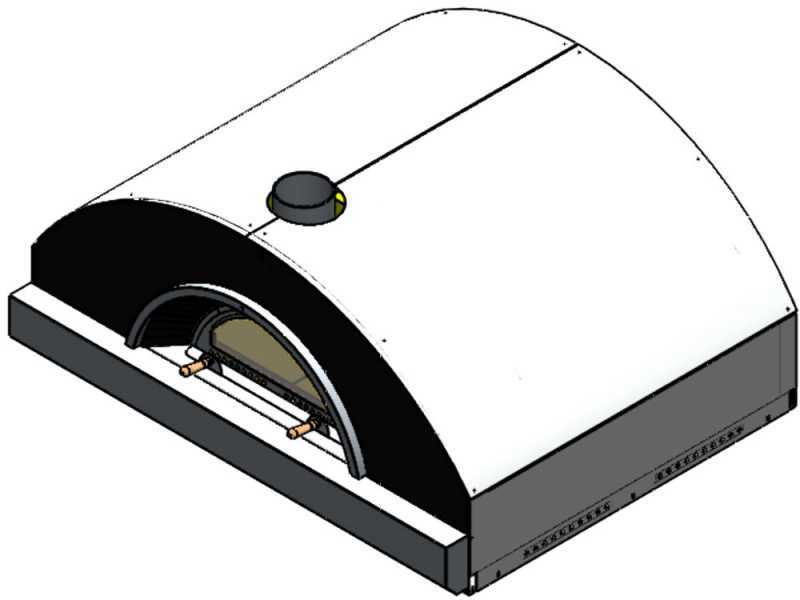 Forno a legna Professionale INOX F00100 - 10 pizze