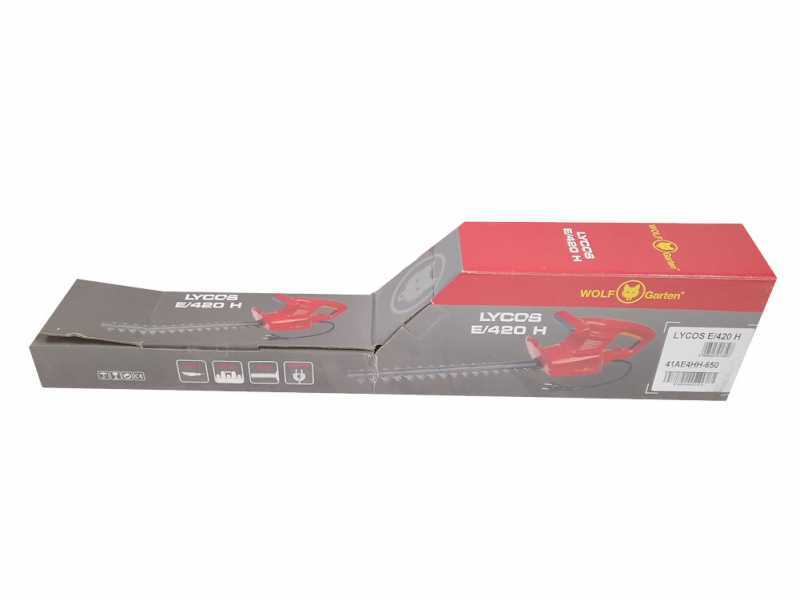 Wolf Garten LYCOS E/420H - Tagliasiepi elettrico con lama da 45 cm - 420W