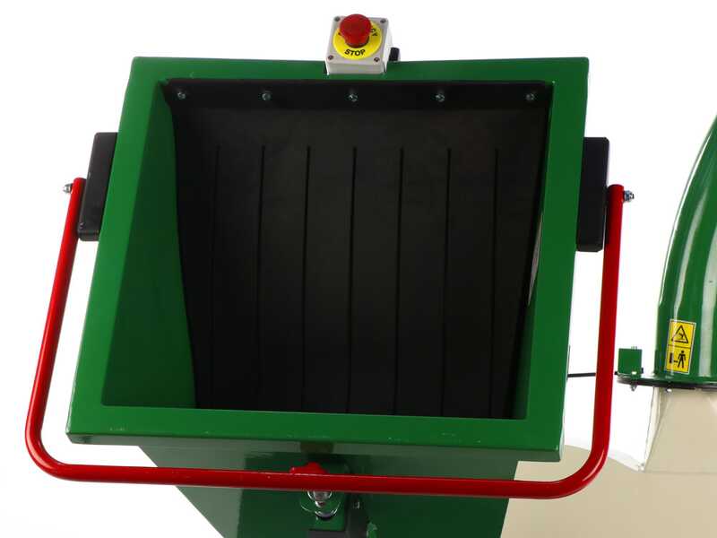 GreenBay GB-WDC 120 LE - Biocippatore a scoppio professionale motore Loncin G420FD da 15 HP